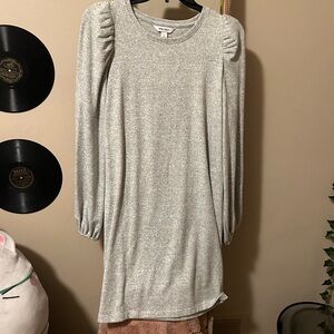 Gray Nine West sweater dress